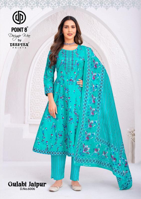 Deeptex gulabi jaipur vol-6 cotton satin kurtis wholesale